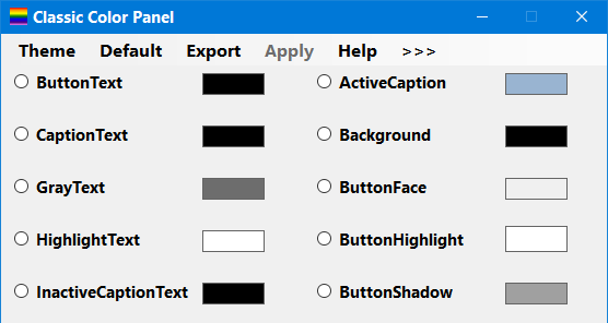 WindowFrame default