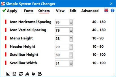 simple system font changer others