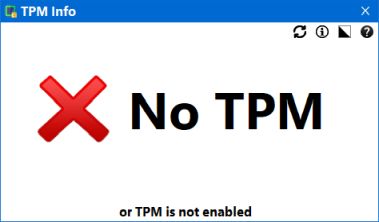 no tpm