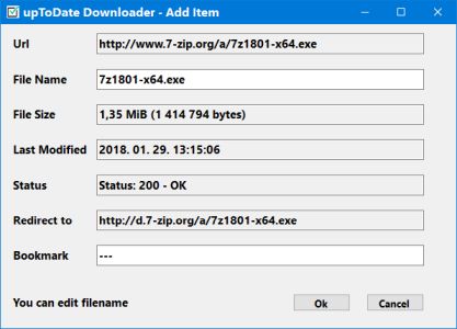 uptodate downloader add