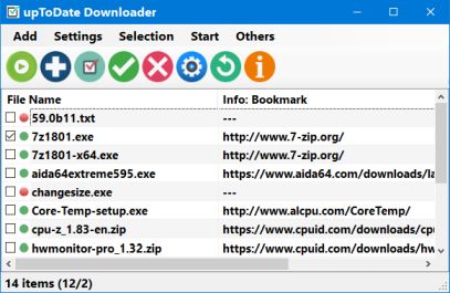 uptodate downloader